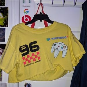 Nintendo 64 crop top